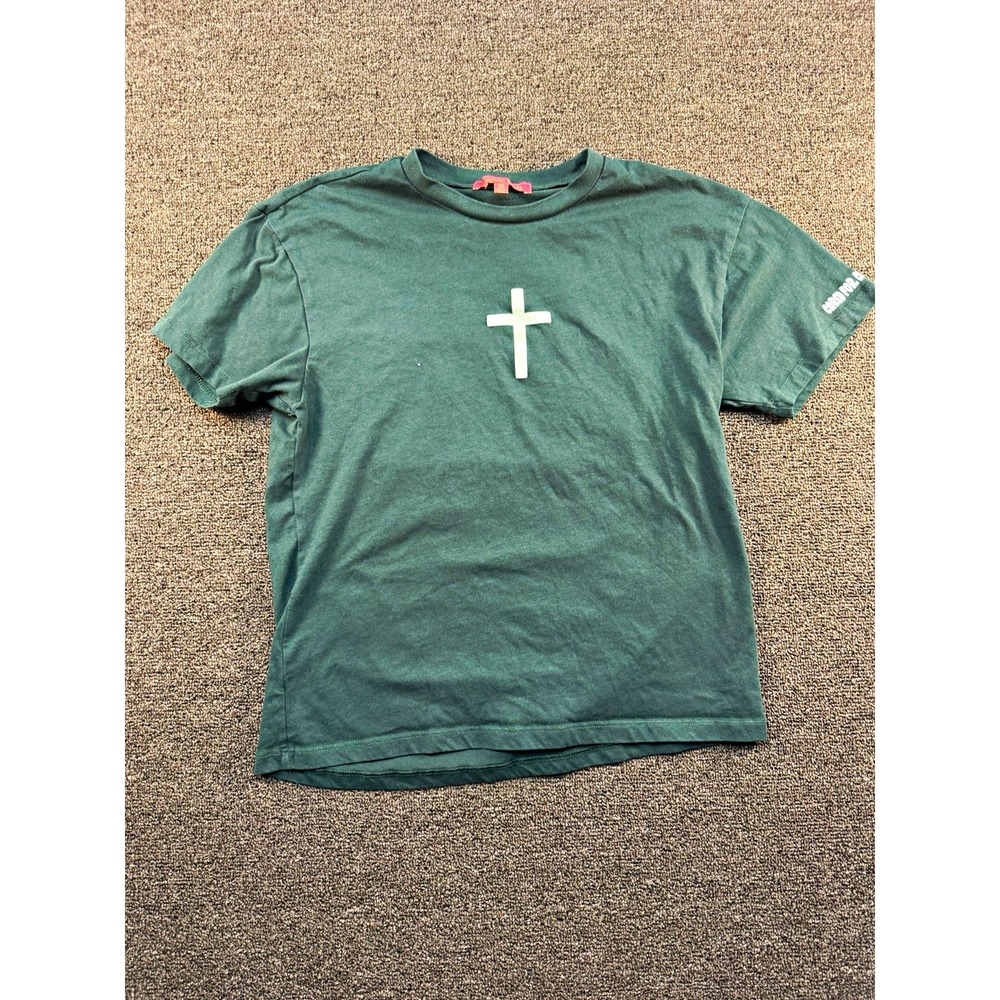 Revival Club XS Green Graphic Crew Neck T-Shirt His Grace Is Enough Romans 5:17